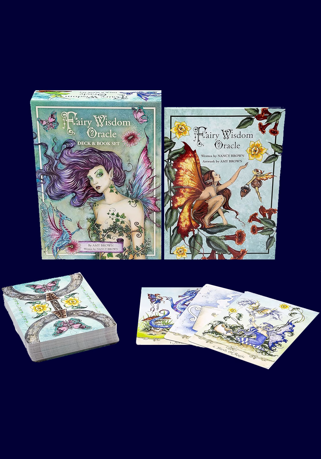 fairy wisdom oracle deck & book set