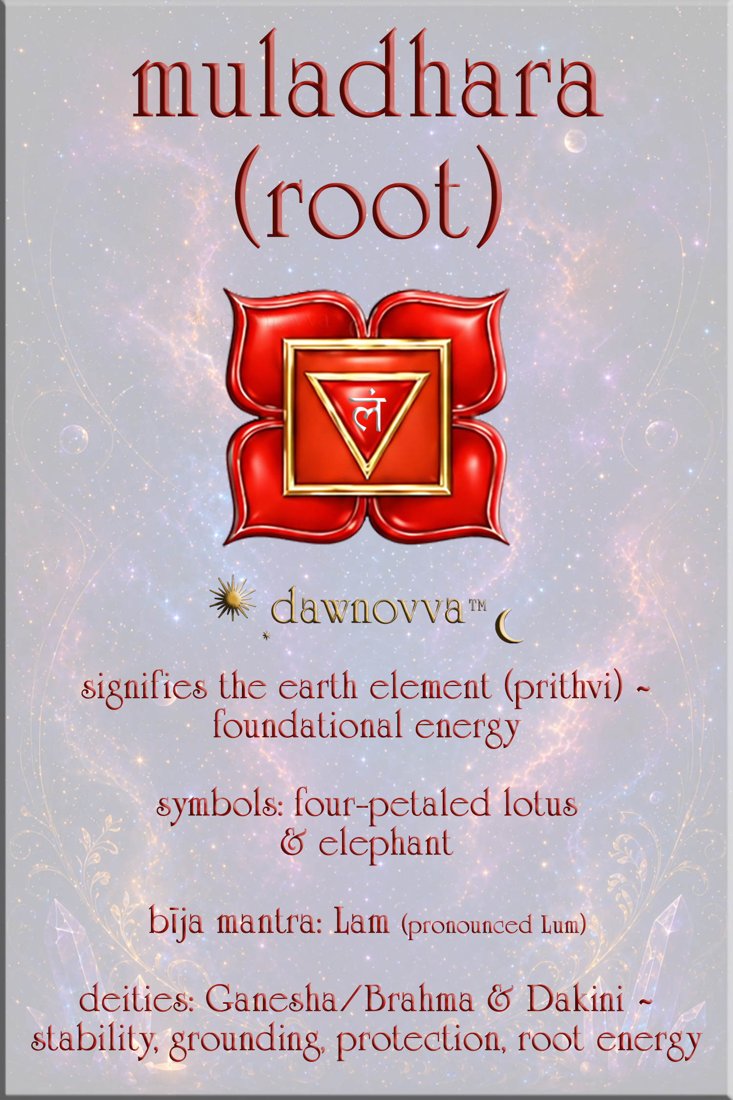 cleansing & balancing the root chakra