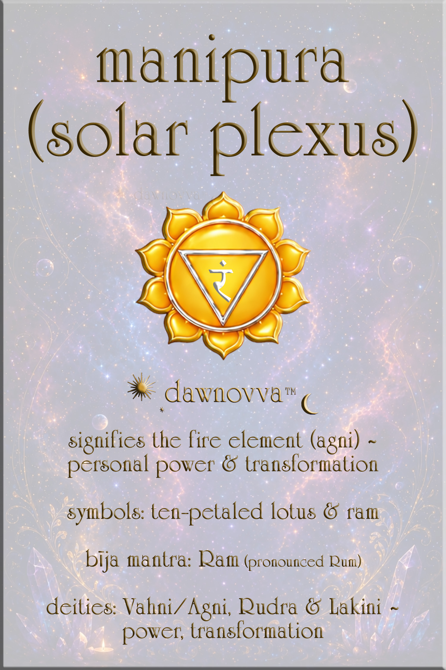 cleansing & balancing the solar plexus chakra